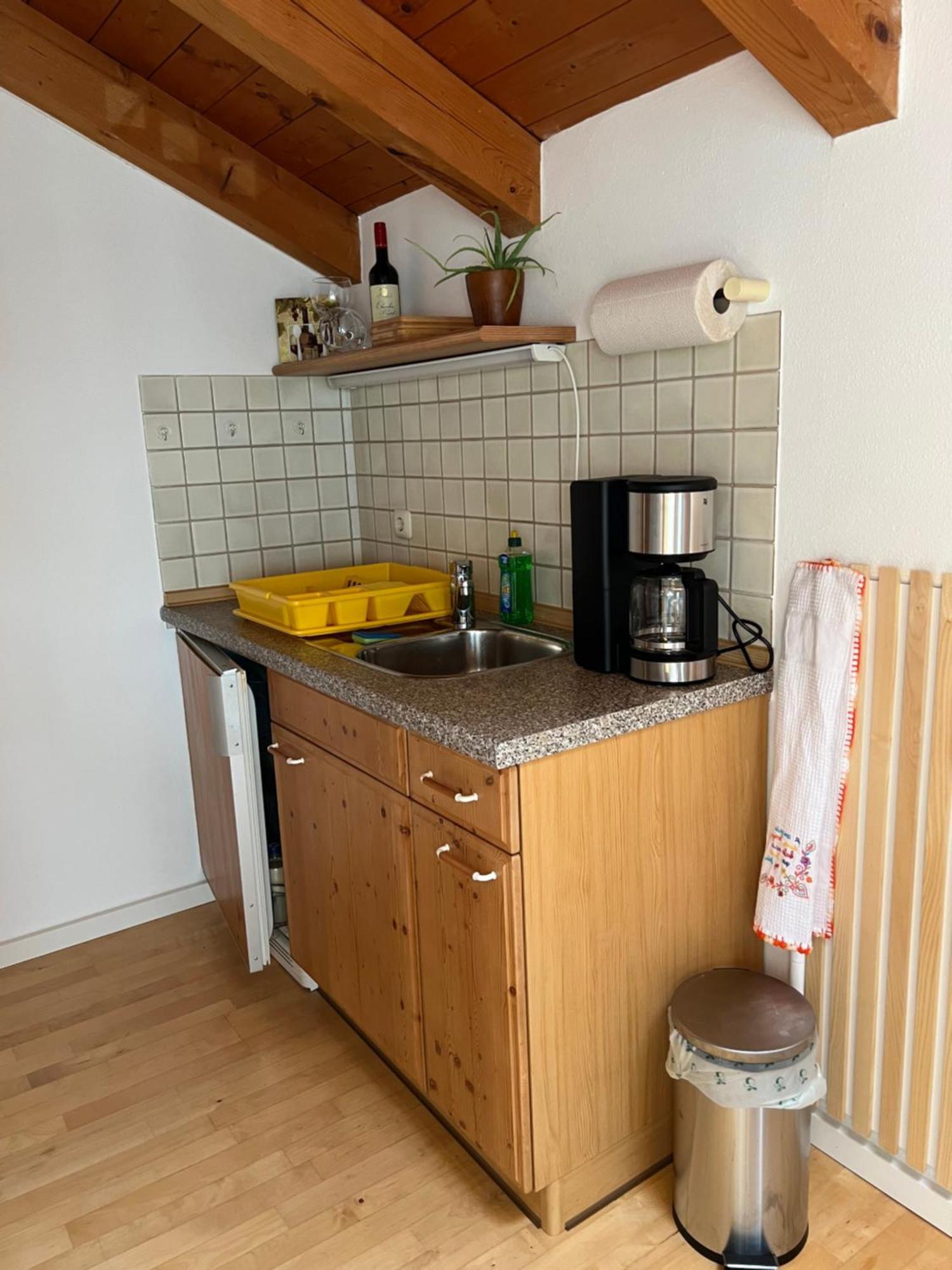 Gemuetliche Dachgeschosswohnung Mit Balkon Ainring Extérieur photo